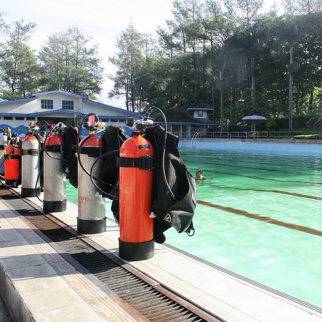 ダイブサイトはみんなで譲り合って利用させてもらいましょう。 scuba-diver-course-naui
